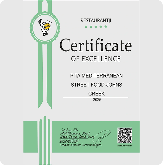 Award for Mediterranean Street Food